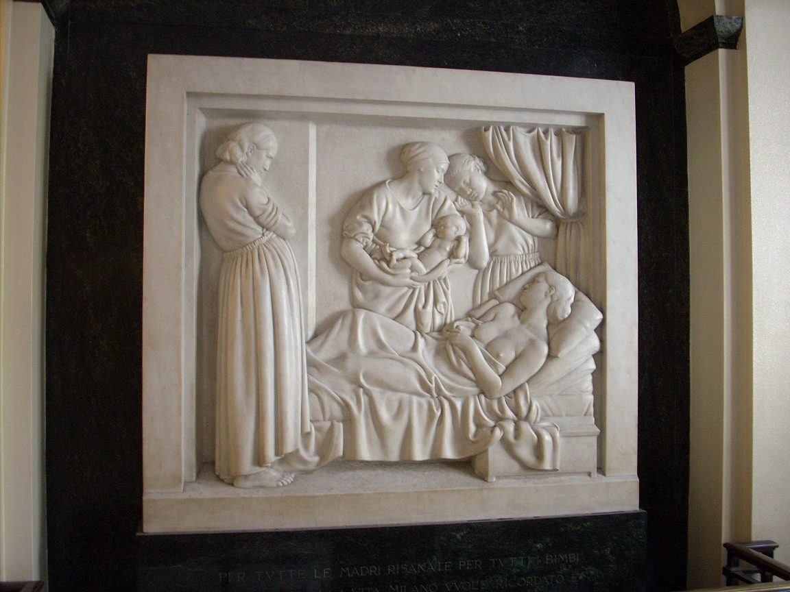 Luigi Mangiagalli's memorial tablet, Milan - 01.jpg